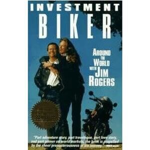 Vintage 1994 Investment Biker Around the World with Jim Rogers Paperback Book